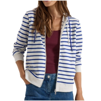 Cecil Damen langarm Strukturjacke mit Kapuze