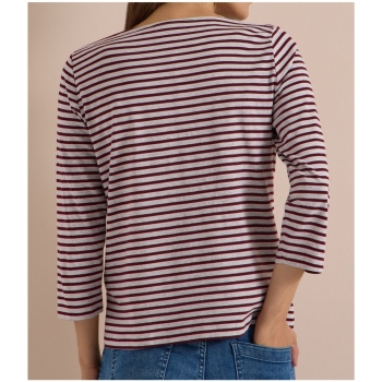 Preview: Cecil Damen 3/4 Arm Shirt mit Boat Neck