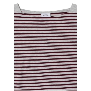 Cecil Damen 3/4 Arm Shirt mit Boat Neck