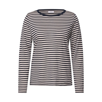 Preview: Cecil Damen langarm Shirt mit Boat Neck