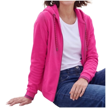 Cecil Damen langarm Fleece Jacke mit Kapuze