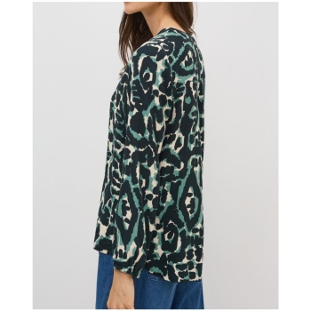 Preview: Cecil Damen langarm Tunika Split Neck