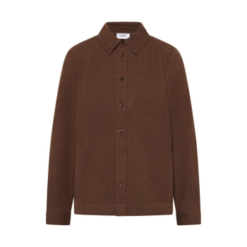 Preview: Cecil Damen 1/1 Arm Cordbluse mit Hemdkragen