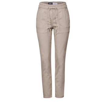 Cecil Damen Hose Washed Look