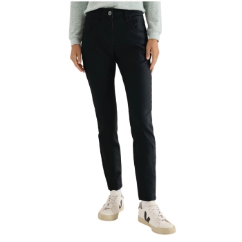 Cecil Damen Hose Toronto im Leder-Look