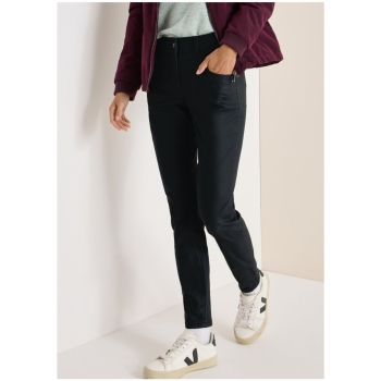 Preview: Cecil Damen Hose Toronto im Leder-Look