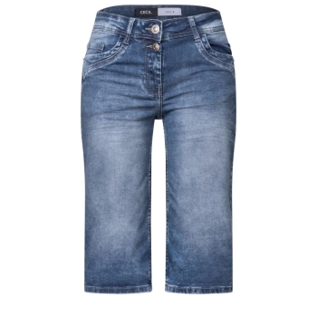 Preview: Cecil Damen Jeanshose Toronto Slim Fit High Waist