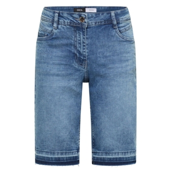 Preview: Cecil Damen Jeansshorts Neele Wide Leg Loose Fit