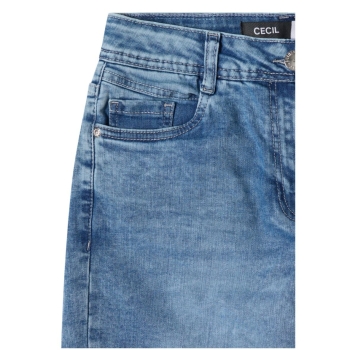 Preview: Cecil Damen Jeansshorts Neele Wide Leg Loose Fit