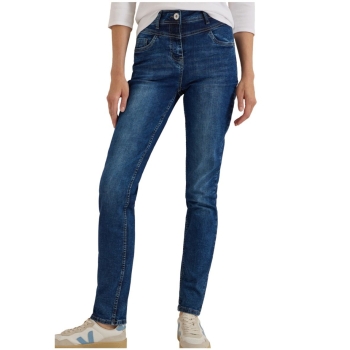 Cecil Damen Jeans Slim Fit Slim Leg