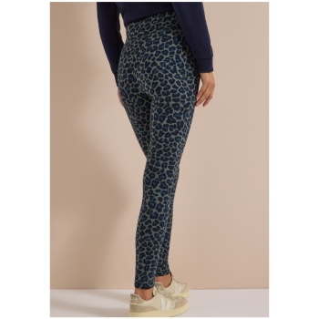 Preview: Cecil Damen Leggings mit Leo-Muster
