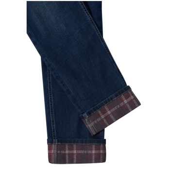 Preview: Cecil Damen Jeans Scarlett mit Turn-Up-Detail Straight Leg