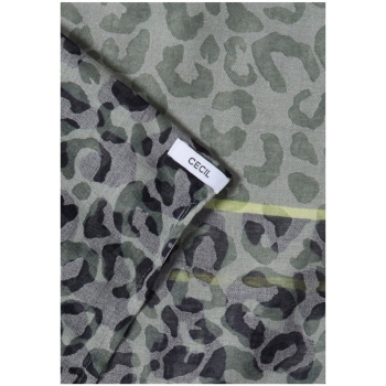 Preview: Cecil Damen Loop-Schal mit Leo-Muster