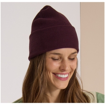 Preview: Street One Damen Beanie in Unifarbe Strickmütze