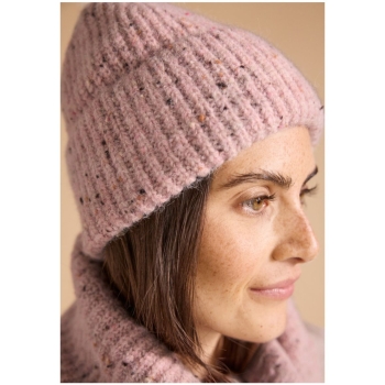 Cecil Damen Beanie Melange-Look Strickmütze
