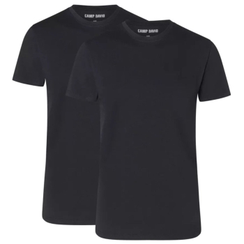 Camp David Herren halbarm T-Shirts Basic mit Rundhals