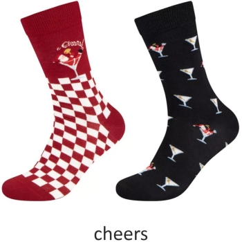 Fun Socks Unisex Socken 2 Paar Motifs Organic Cotton