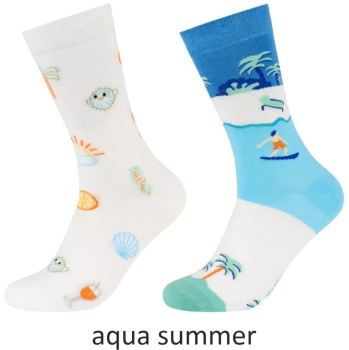 Fun Socks Unisex Socken 2 Paar Motifs Organic Cotton