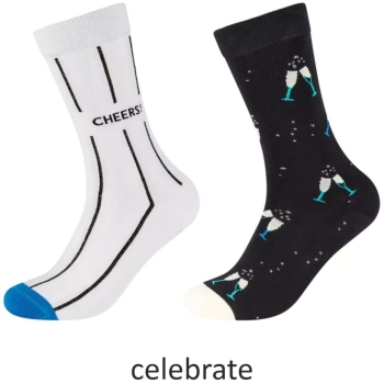 Preview: Fun Socks Unisex Socken 2 Paar Motifs Organic Cotton