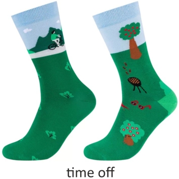Preview: Fun Socks Unisex Socken 2 Paar Motifs Organic Cotton