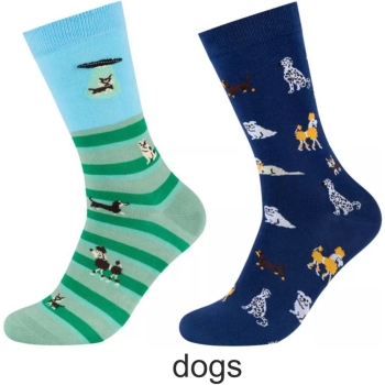 Preview: Fun Socks Unisex Socken 2 Paar Motifs Organic Cotton