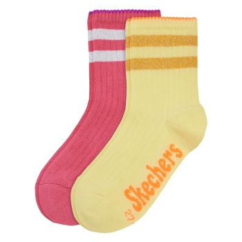 Skechers Mädchen Fashion Socks 2 Paar
