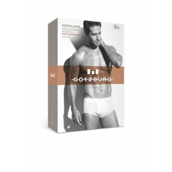 Götzburg Herren Unterhose Premium Doppelripp Slip