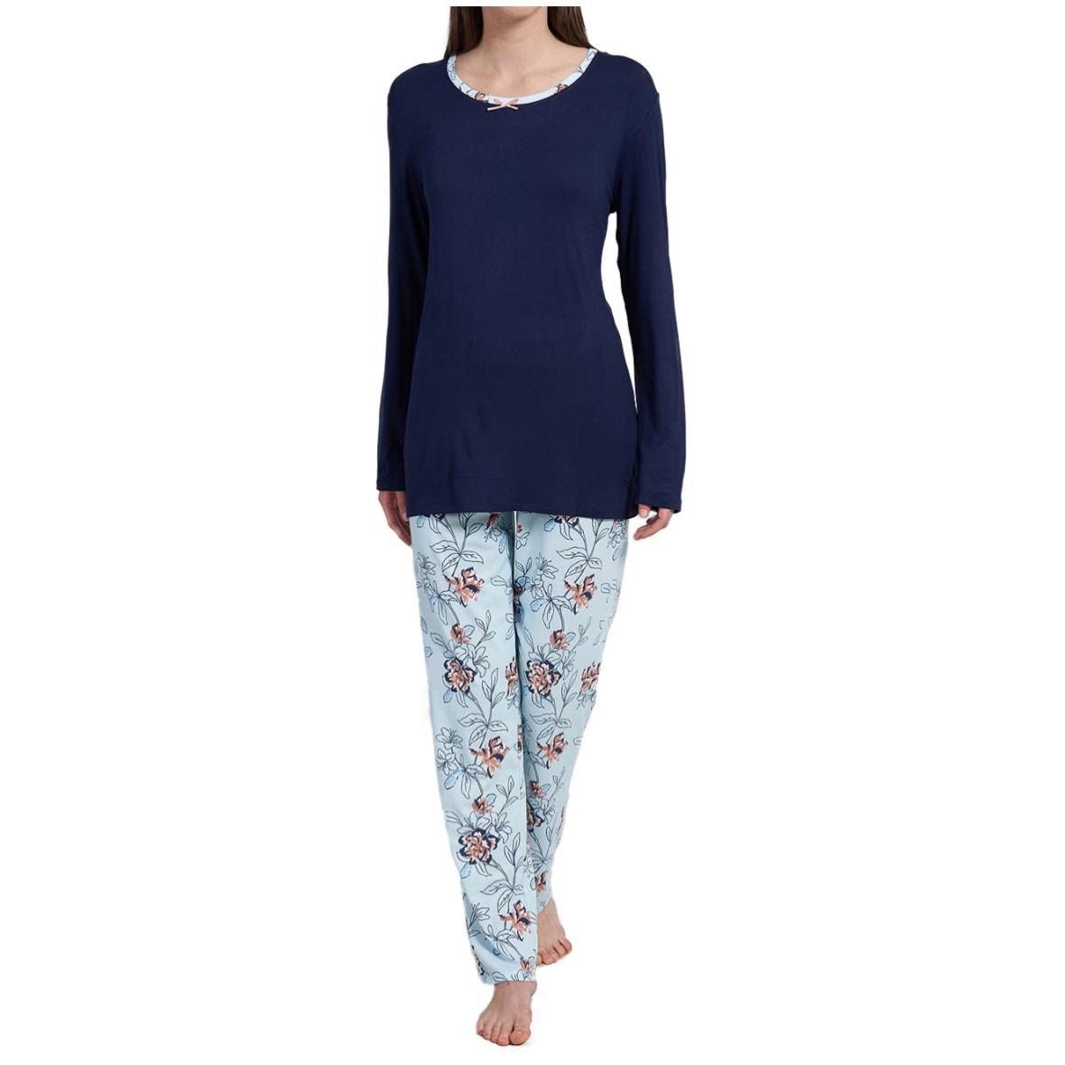 Götzburg Damen langer Schlafanzug Pyjama - Siemers Online-Shop