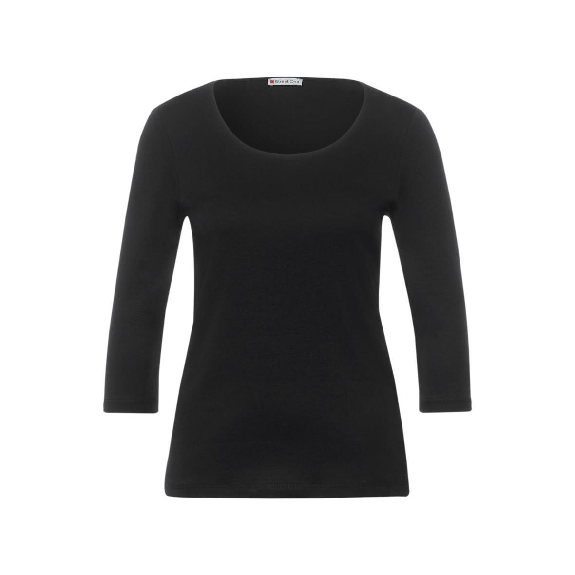 Street One Damen Shirt 3/4 Arm Uni - Siemers Online-Shop