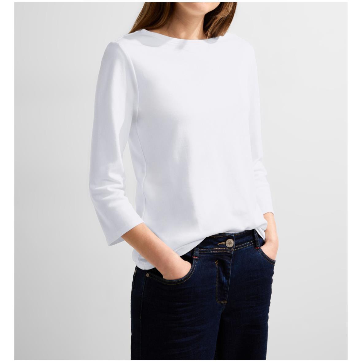 3/4 Cecil Shirt Damen Online-Shop Basic - Siemers Arm