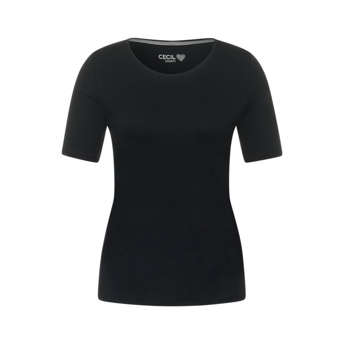 Cecil Damen T-Shirt Basic Unifarbe - Siemers Online-Shop