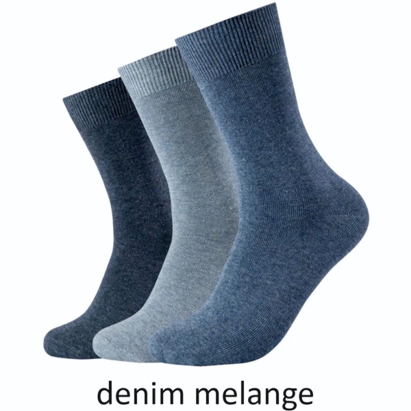 Camano Unisex Comfort Cotton Socks 3 Paar
