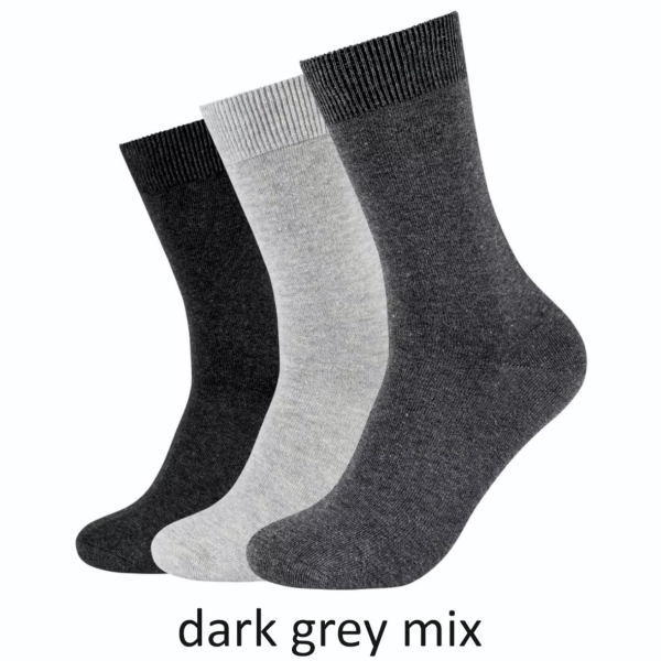 Camano Unisex Comfort Cotton Socks 3 Paar