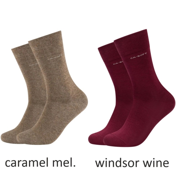 Camano Unisex Ca-Soft Cotton Socks 2 Paar