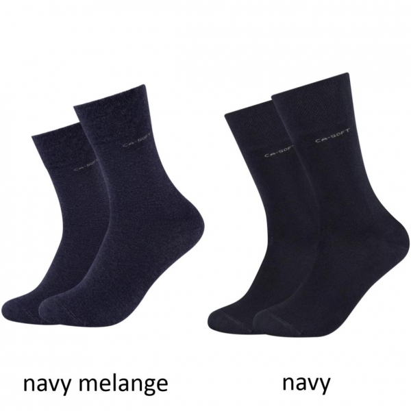 Camano Unisex Ca-Soft Cotton Socks ohne Gummidruck 8 Paar
