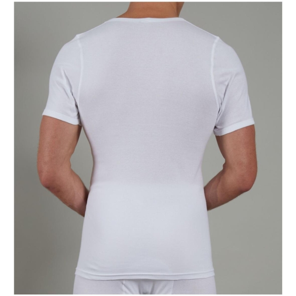 Ceceba Herren Unterhemden Classic Feinripp 3er Pack Jacken 1/2 Arm