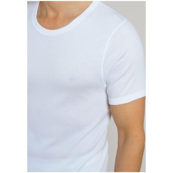 Ceceba Herren Unterhemden Classic Feinripp 3er Pack Jacken 1/2 Arm
