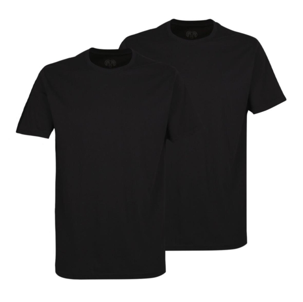 Ceceba Herren halbarm T-Shirts 2er Pack Rundhals