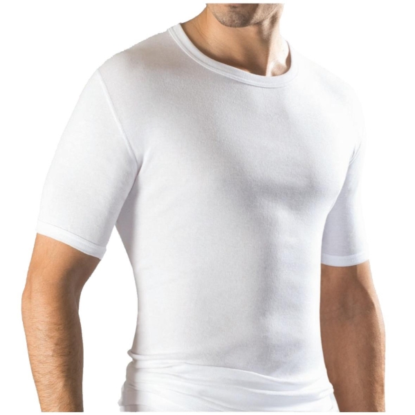 Ceceba Herren Unterhemden Classic Feinripp 3er Pack Jacken 1/2 Arm