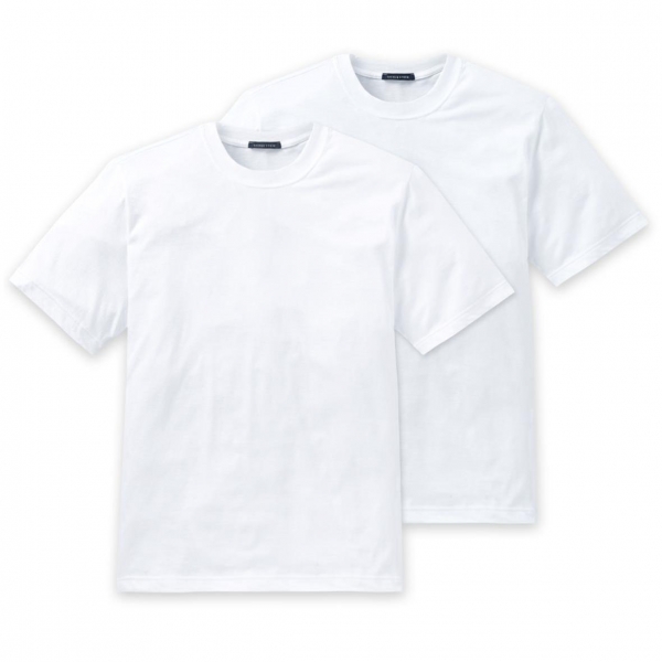 Schiesser Herren halbarm T-Shirts Essentials 2er Pack American Shirts