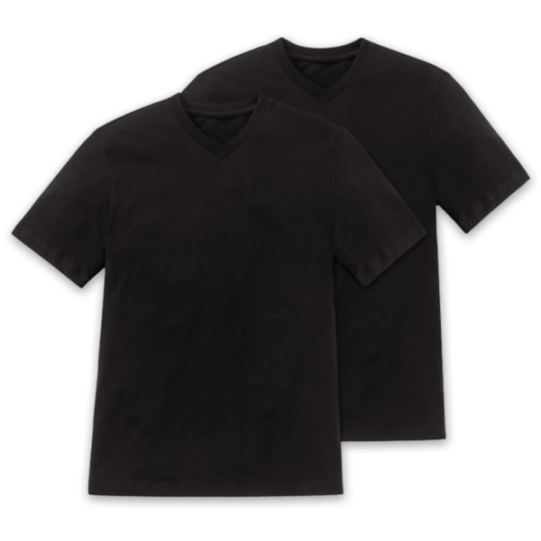 Schiesser Herren halbarm T-Shirts Essentials 2er Pack American Shirts