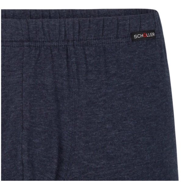Schöller Herren Pants Basic Melange Optik