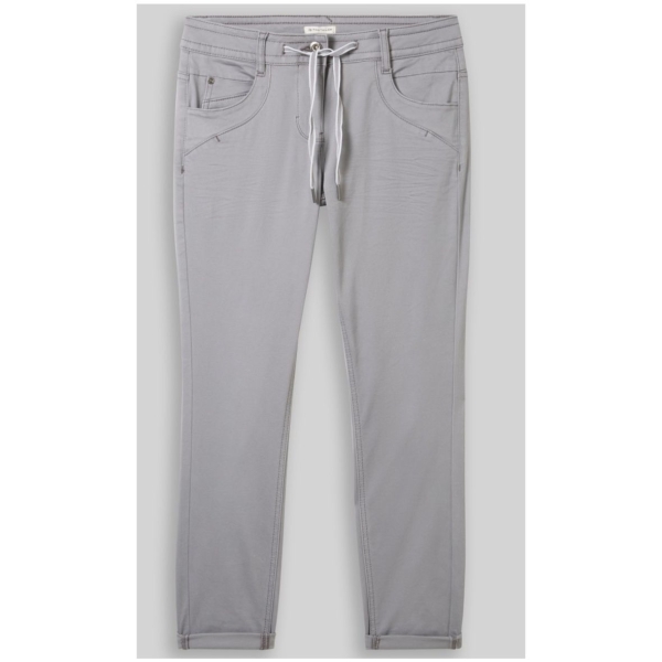 Tom Tailor Damen Hose Tapered Relaxed mit Kordelzug