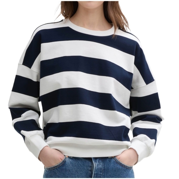 Tom Tailor Damen Sweatshirt Loose Fit Crewneck