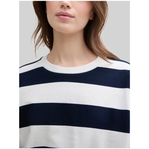 Tom Tailor Damen Sweatshirt Loose Fit Crewneck