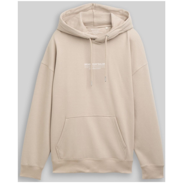 Tom Tailor Herren Sweatshirt Hoodie mit Logo-Print