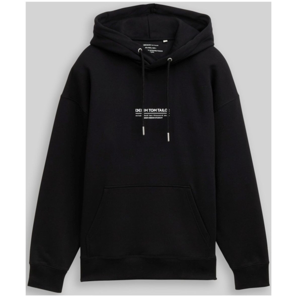 Tom Tailor Herren Sweatshirt Hoodie mit Logo-Print