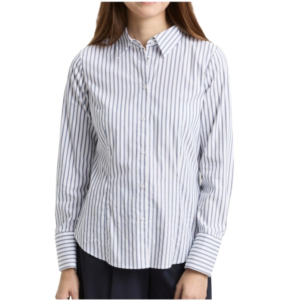 Tom Tailor Damen Hemdbluse mit Kentkragen