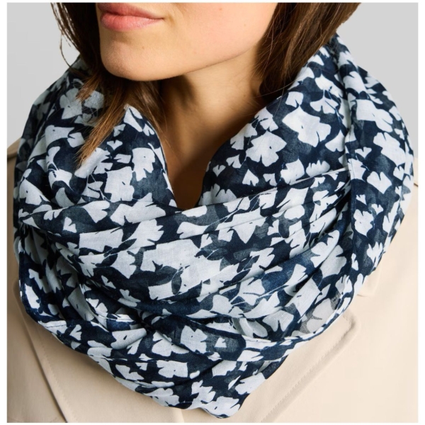 Tom Tailor Damen Loop-Schal mit Muster