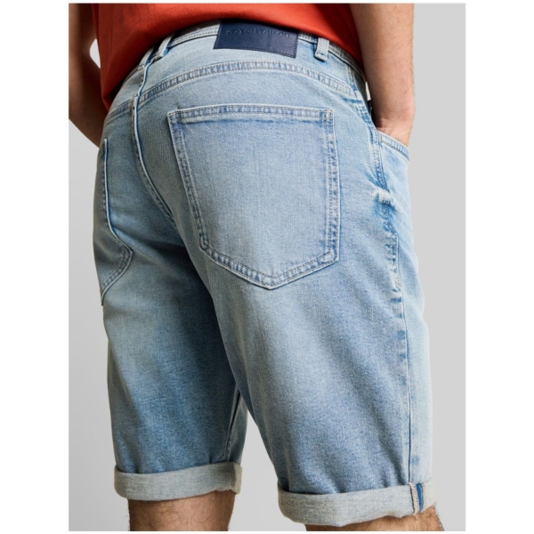 Tom Tailor Herren Jeans Shorts Regular Slim Fit